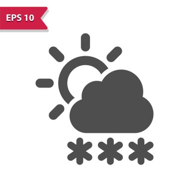 Kar Simgesi. Kar, Bulut, Kar Tanesi, Hava, Kış, Güneş