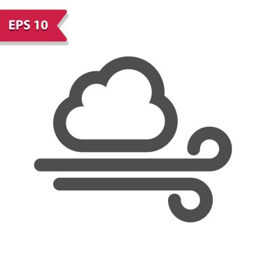 Wind Icon - Windy, Weather, Cloud, Cloudy