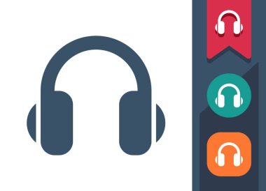 Kulaklık Simgesi. Oyun kulaklığı, kulaklık. Profesyonel, piksel mükemmel vektör simgesi.