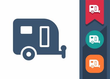 Karavan Simgesi. Araç, karavan