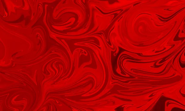 Pennello Rosso Acquerello Sfondo Astratto — Foto Stock