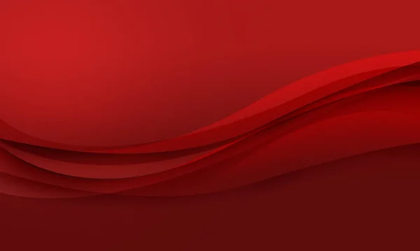 Хвиля Червоної Кривої Абстрактний Фон — стокове фото