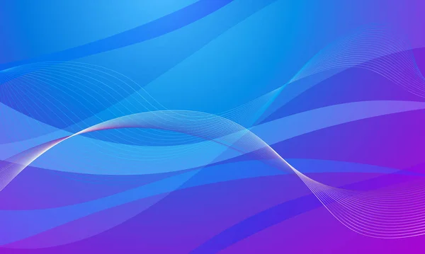stock image abstrac blue purple gradient with lines curve wave background