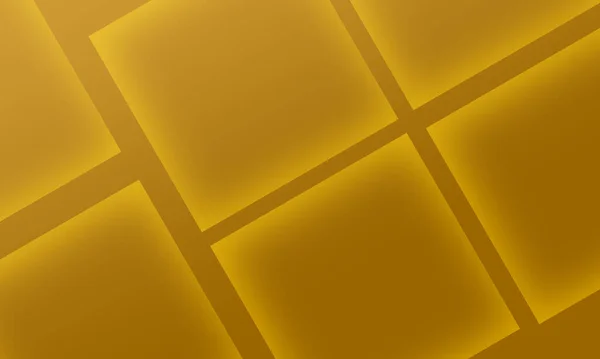 Ouro Amarelo Azulejos Quadrados Fundo Abstrato — Fotografia de Stock
