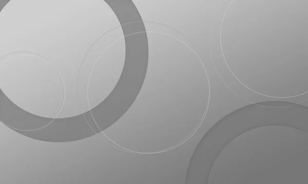 gray circle lines shapes on silver soft gradient abstract background