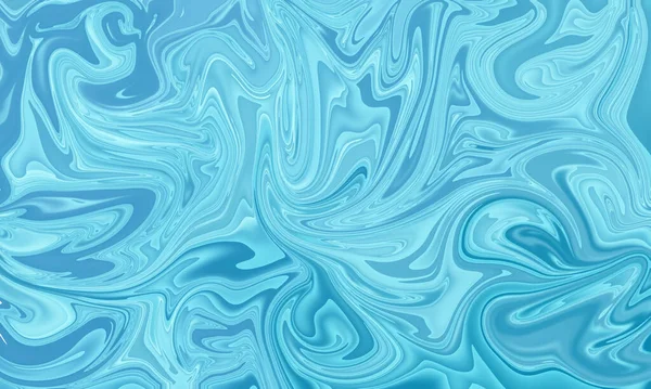 Blaue Malerei Pinsel Aquarell Stil Abstrakten Hintergrund — Stockfoto