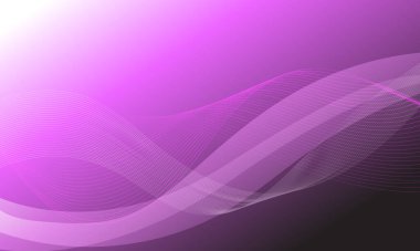 Menekşe mor renkli düz çizgiler eğri dalgası yumuşak gradyan soyut arkaplan