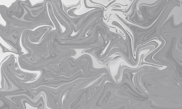 Graue Farbe Malerei Flüssige Form Abstrakten Hintergrund — Stockfoto