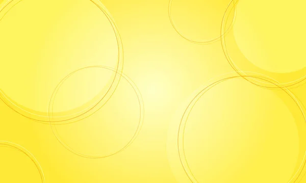 Circles Lines Yellow Soft Gradient Asbtract Background — Stock Photo, Image