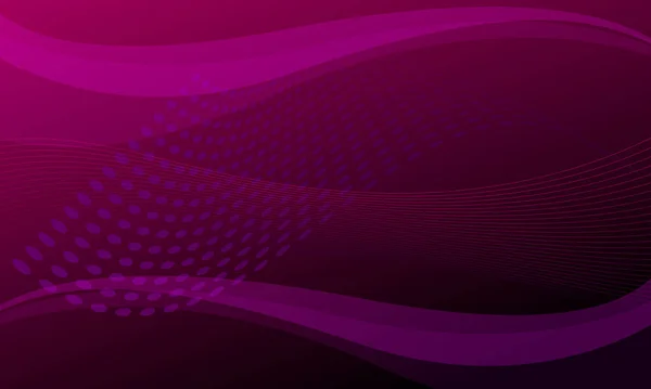 Червоний Фіолетовий Фіолетовий Лінії Крива Хвиля Абстрактний Технологічний Фон — стокове фото