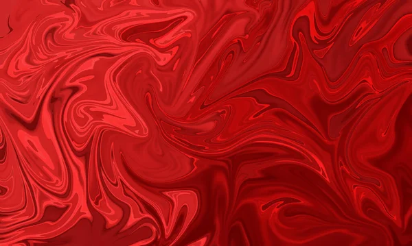 赤い液体絵筆の抽象的な背景 — ストック写真