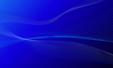 mavi çizgiler dalgaları yumuşak eğimli soyut arkaplan eğrisi