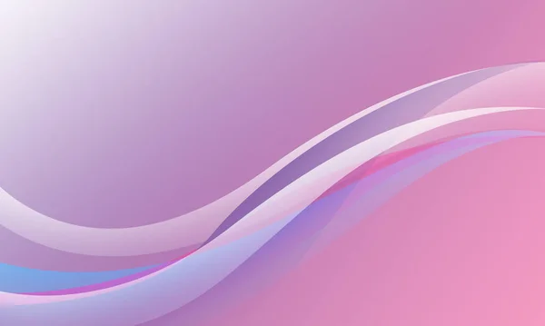 Рожеві Фіолетові Кольорові Криві Хвилі Градієнтним Абстрактним Фоном — стокове фото