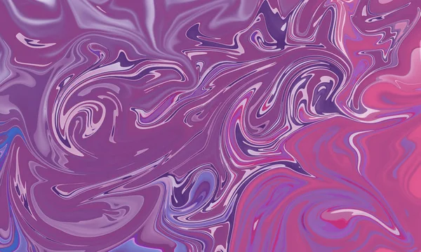 Różowy Fioletowy Płyn Malarstwo Akwarela Abstrakcyjne Tło — Zdjęcie stockowe