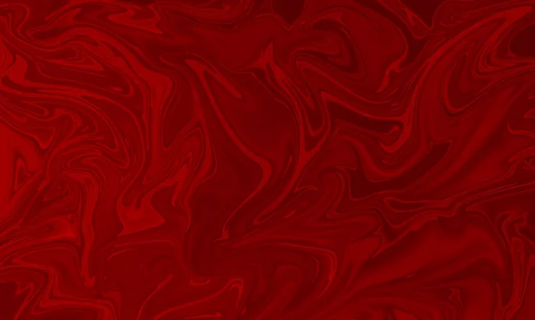 柔らかいグラデーションの抽象的な背景を持つ赤い液体油絵スタイルの芸術 — ストック写真