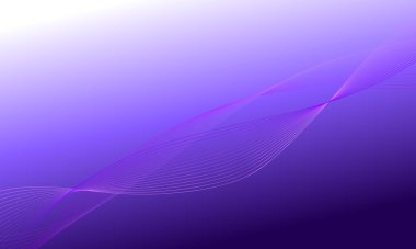 Menekşe mor eğriler dalga çizgileri düz gradyan soyut arkaplan