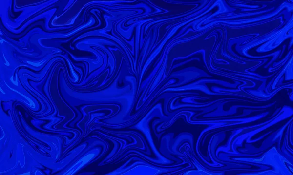 Blu Liquido Olio Pittura Astratto Sfondo — Foto Stock