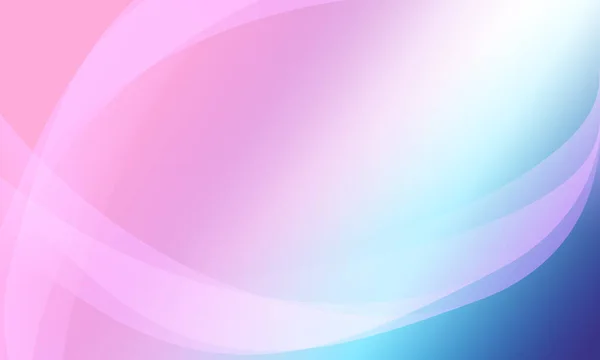 ピンクブルーの多色グラデーションと曲線の抽象的な背景 — ストック写真