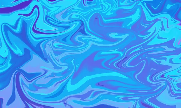 Abstrato Violeta Azul Líquido Pintura Splash Escova Aquarela Fundo — Fotografia de Stock