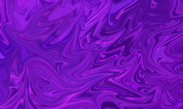 蓝色紫罗兰色液体油画艺术背景 — 图库照片