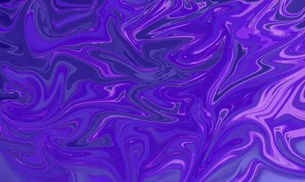 Синій Фіолетовий Рідкий Пензлик Сплеск Аквареллю Абстрактний Фон — стокове фото