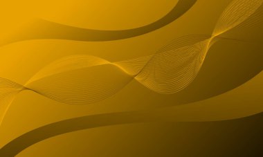altın sarısı çizgiler dalgaları soyut arkaplan eğrisi