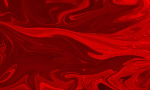 赤い液体油絵ブラシスプラッシュ水色芸術的な抽象的な背景 — ストック写真