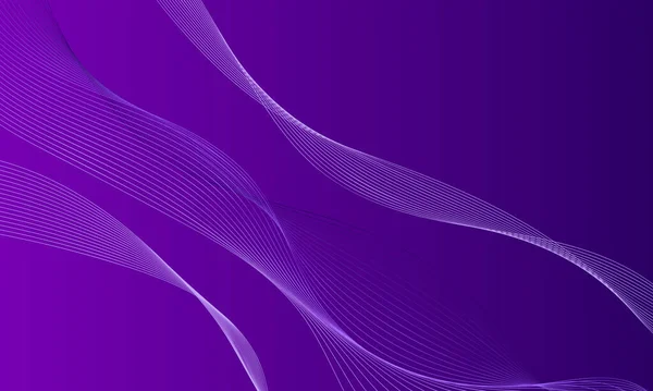 abstract violet purple lines wave curves smooth gradient background