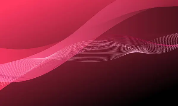 pink lines curves waves soft gradient abstract background