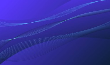 mavi renk çizgileri dalgaları yumuşak gradyan soyut arkaplanı eğriliyor