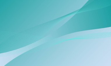 yeşil çizgi dalgaları düzgün eğimli soyut arkaplan eğrisi