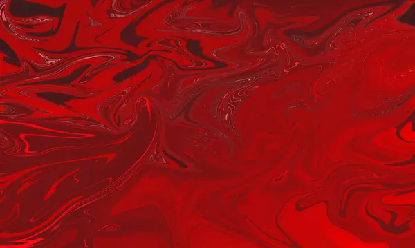 红色液体油画水彩画水彩画抽象背景 — 图库照片