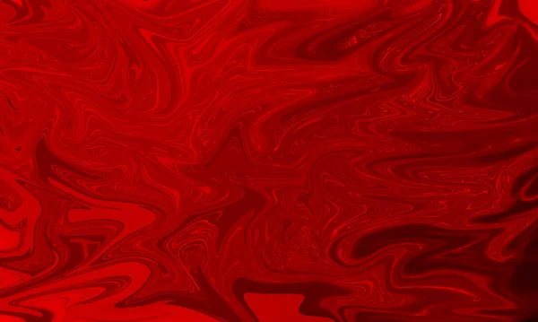 Червона Рідка Олія Малювання Сплеск Стиль Абстрактний Фон — стокове фото