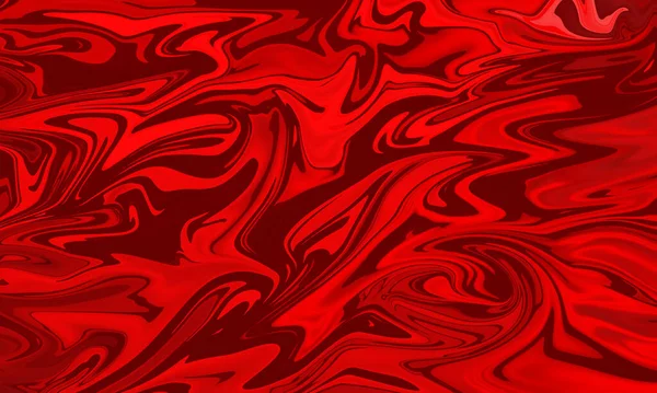 赤い液体オイルのブラシの絵画のスプラッシュ様式の抽象的な背景 — ストック写真