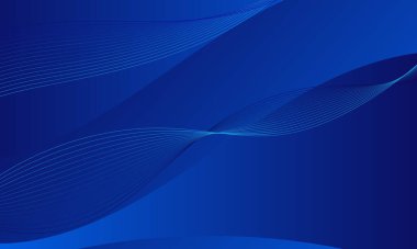 mavi iş hatları eğriler düz gradyan soyut arkaplan ile grafik dalgalar