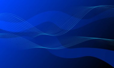 mavi iş hatları eğrileri ssoft gradyan soyut arkaplan