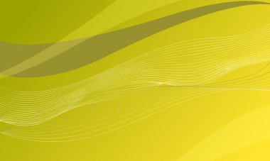 Sarı altın rengi dalgalar düzgün eğimli soyut arkaplan eğrisi