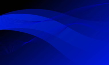 mavi düz çizgiler eğrileri soyut arkaplan eğrisiyle dalgalandırır