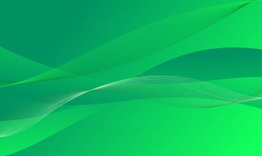 green lines wave curves soft gradient abstract background clipart