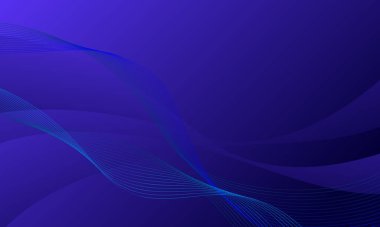 mavi iş çizgileri eğriyi düz eğimli soyut arkaplan dalgalandırır