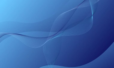 mavi çizgiler düz grafiksel soyut arkaplan eğrilerini dalgalandırır