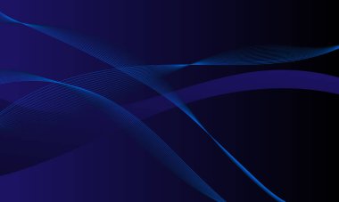 mavi çizgiler dalgaları yumuşak yumuşak eğimli soyut arkaplan eğrisi