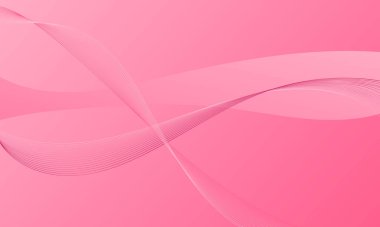 Pembe çizgiler düz gradyan soyut arkaplan eğrilerini dalgalandırır