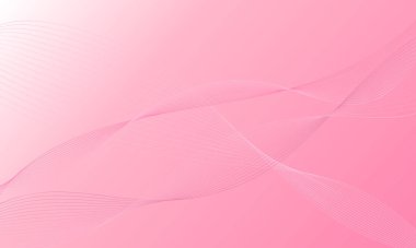 Pembe iş hatları dalgaları eğrileri düzgün eğimli soyut arkaplan