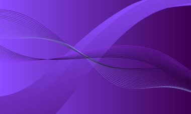 mor mor yumuşak çizgiler düz gradyan soyut arkaplan üzerinde eğriler sallıyor