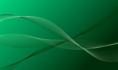 yeşil iş hatları düz gradyan soyut arkaplan eğrileri dalga