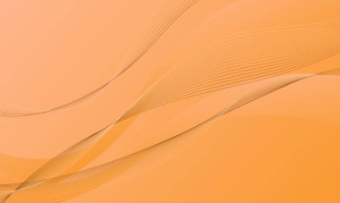turuncu iş hatları düz gradyan soyut arkaplan eğrileri sallıyor