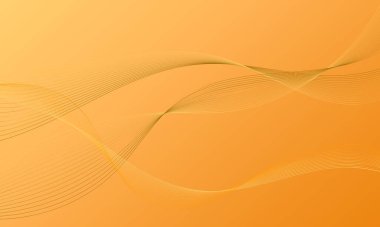 turuncu çizgiler eğriler düz eğimli desen soyut arkaplan