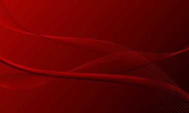 Kırmızı iş hatları eğriler ve soyut arkaplan