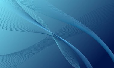 mavi ışık çizgileri yumuşak eğimli soyut arkaplan eğrileri sallıyor